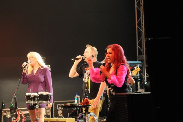 The B-52s at Stubb's BarBQ, Austin, Texas - 11/02/11 - photo by jeff barrin