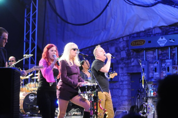 The B-52s at Stubb's BarBQ, Austin, Texas - 11/02/11 - photo by jeff barrin