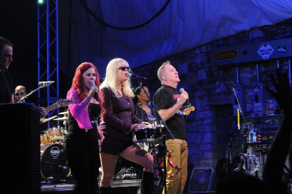 The B-52s at Stubb's BarBQ, Austin, Texas - 11/02/11 - photo by jeff barrin