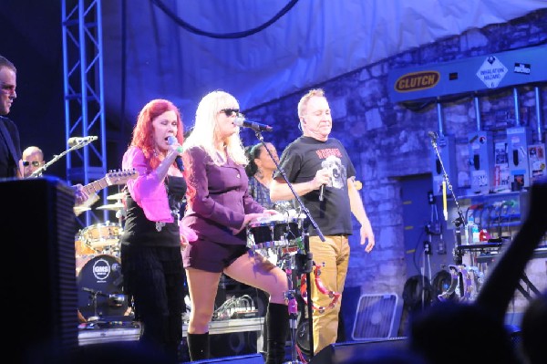 The B-52s at Stubb's BarBQ, Austin, Texas - 11/02/11 - photo by jeff barrin