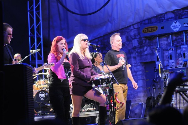 The B-52s at Stubb's BarBQ, Austin, Texas - 11/02/11 - photo by jeff barrin