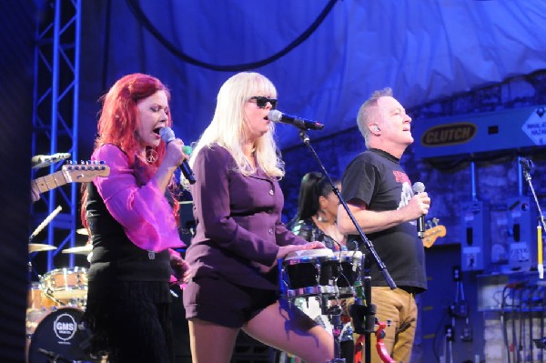 The B-52s at Stubb's BarBQ, Austin, Texas - 11/02/11 - photo by jeff barrin