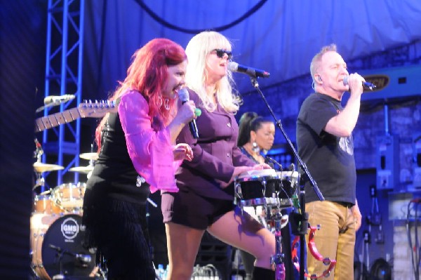 The B-52s at Stubb's BarBQ, Austin, Texas - 11/02/11 - photo by jeff barrin