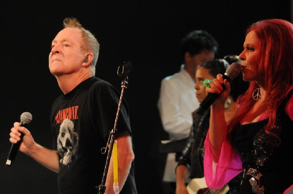 The B-52s at Stubb's BarBQ, Austin, Texas - 11/02/11 - photo by jeff barrin