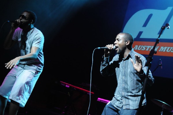 Bavu Blakes performs at the AMP Launch Party at ACL Live at the Moody Theat