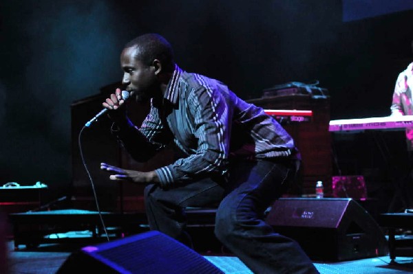 Bavu Blakes performs at the AMP Launch Party at ACL Live at the Moody Theat