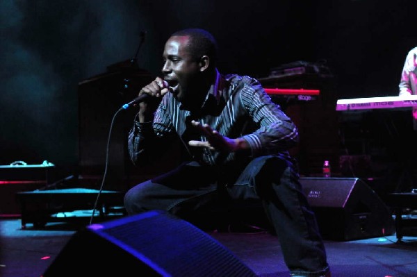 Bavu Blakes performs at the AMP Launch Party at ACL Live at the Moody Theat