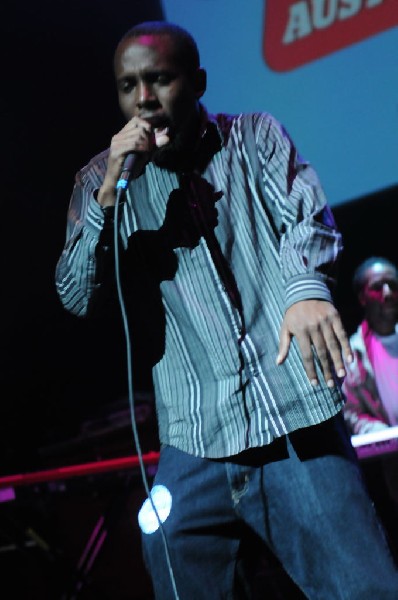 Bavu Blakes performs at the AMP Launch Party at ACL Live at the Moody Theat