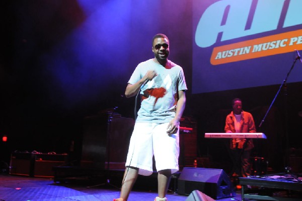 Bavu Blakes performs at the AMP Launch Party at ACL Live at the Moody Theat
