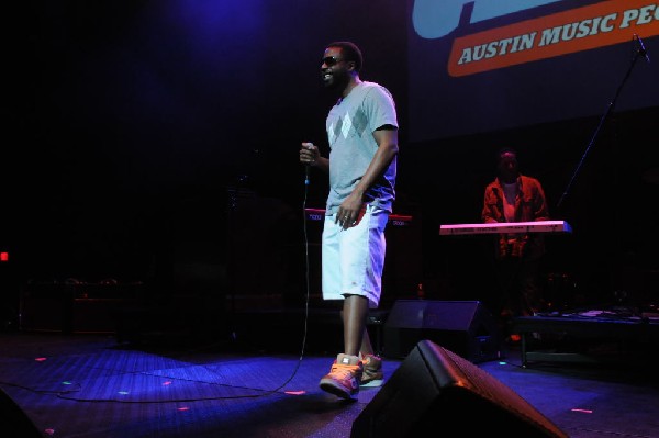 Bavu Blakes performs at the AMP Launch Party at ACL Live at the Moody Theat