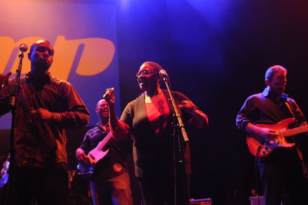 Bavu Blakes performs at the AMP Launch Party at ACL Live at the Moody Theat