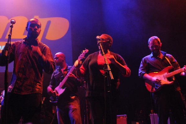 Bavu Blakes performs at the AMP Launch Party at ACL Live at the Moody Theat