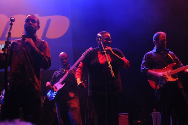 Bavu Blakes performs at the AMP Launch Party at ACL Live at the Moody Theat