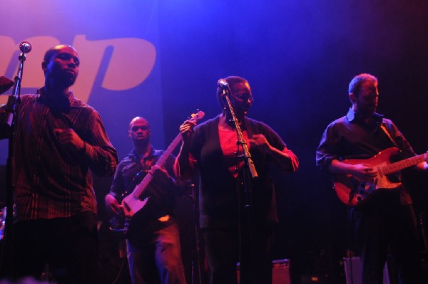 Bavu Blakes performs at the AMP Launch Party at ACL Live at the Moody Theat