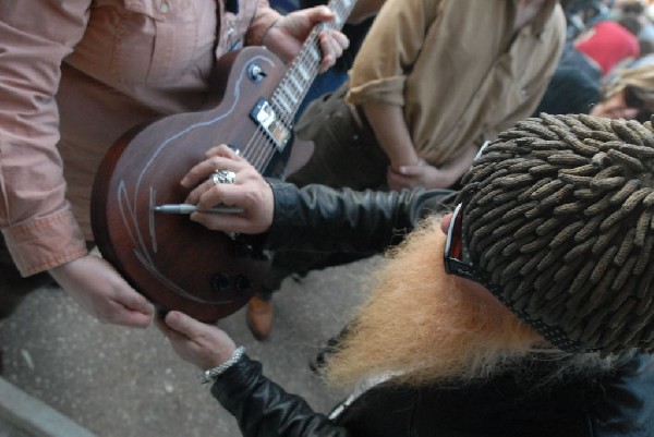 Billy Gibbons walkon during Roky Erickson Set