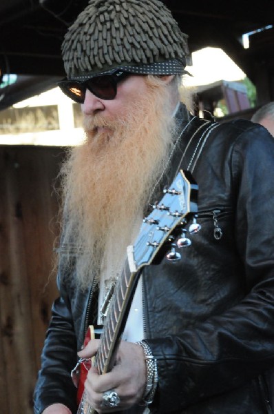 Billy Gibbons of ZZ Top walkon during Roky Erickson & The Explosives
