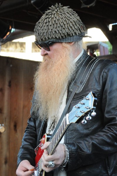Billy Gibbons of ZZ Top walkon during Roky Erickson & The Explosives