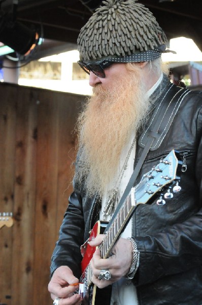 Billy Gibbons of ZZ Top walkon during Roky Erickson & The Explosives