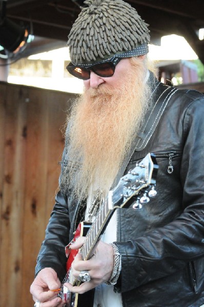 Billy Gibbons of ZZ Top walkon during Roky Erickson & The Explosives
