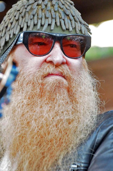 Billy Gibbons of ZZ Top walkon during Roky Erickson & The Explosives