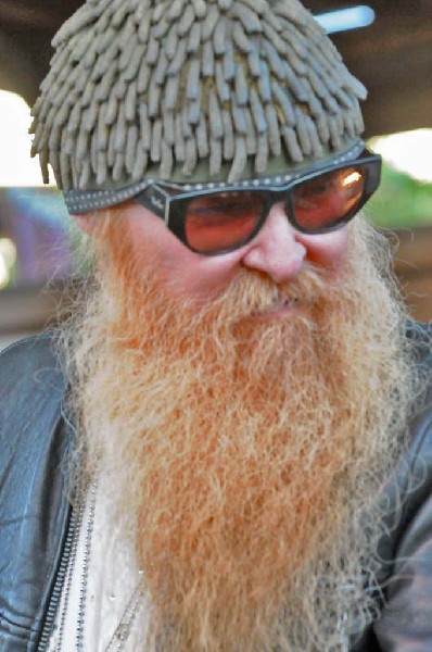 Billy Gibbons of ZZ Top walkon during Roky Erickson & The Explosives