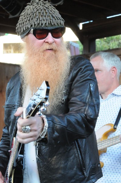Billy Gibbons of ZZ Top walkon during Roky Erickson & The Explosives