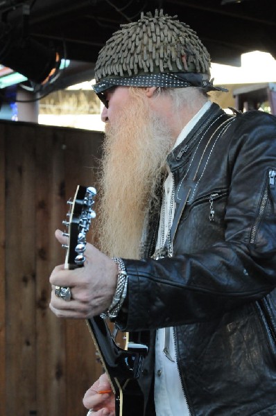 Billy Gibbons of ZZ Top walkon during Roky Erickson & The Explosives