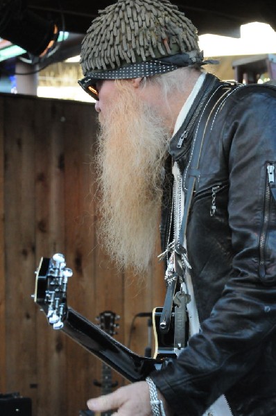 Billy Gibbons of ZZ Top walkon during Roky Erickson & The Explosives