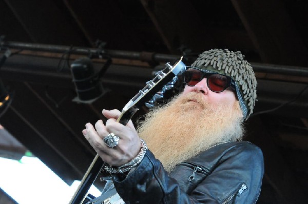 Billy Gibbons of ZZ Top walkon during Roky Erickson & The Explosives