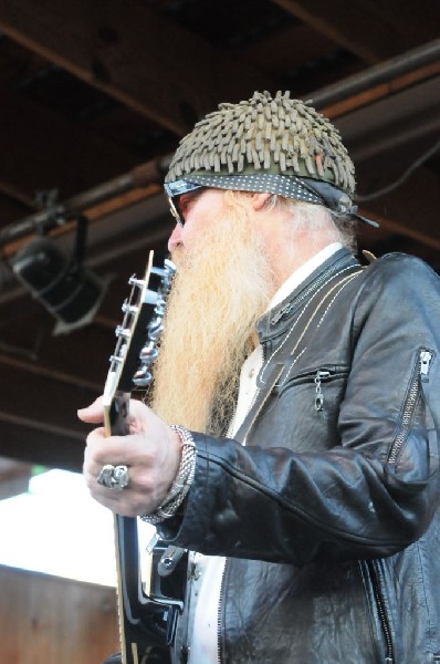 Billy Gibbons of ZZ Top walkon during Roky Erickson & The Explosives