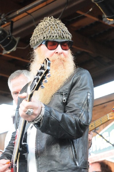 Billy Gibbons of ZZ Top walkon during Roky Erickson & The Explosives
