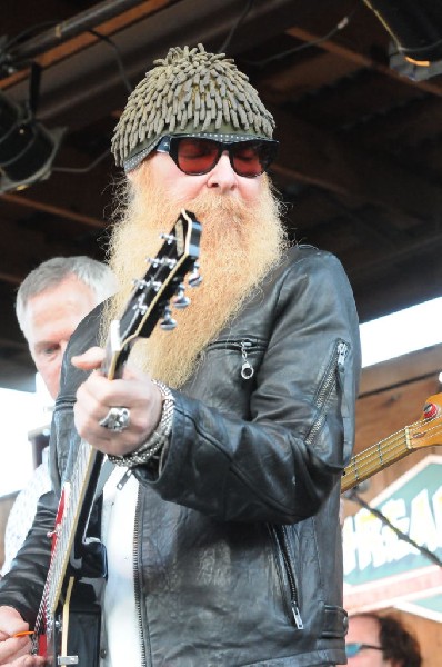 Billy Gibbons of ZZ Top walkon during Roky Erickson & The Explosives
