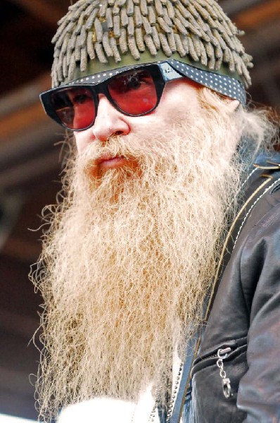 Billy Gibbons of ZZ Top walkon during Roky Erickson & The Explosives