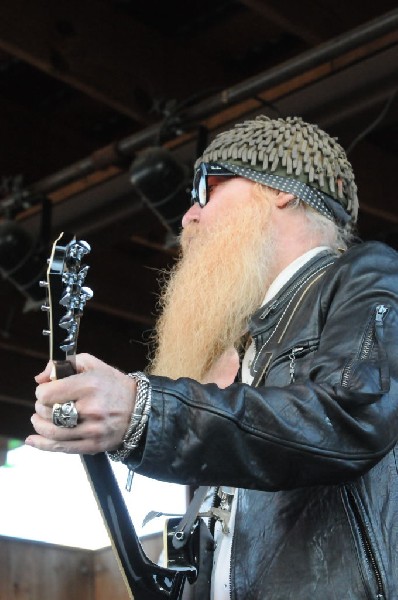 Billy Gibbons of ZZ Top walkon during Roky Erickson & The Explosives