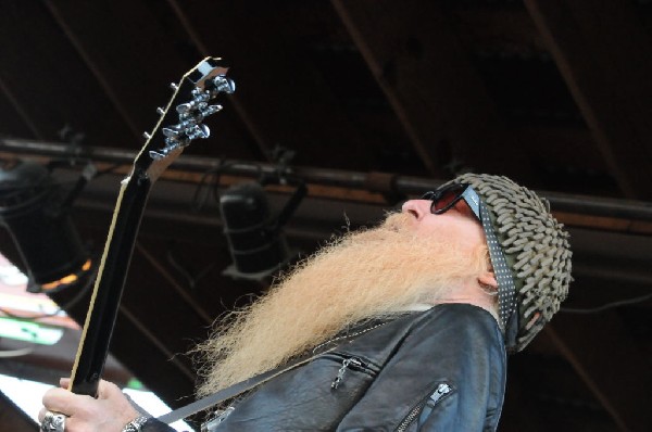 Billy Gibbons of ZZ Top walkon during Roky Erickson & The Explosives