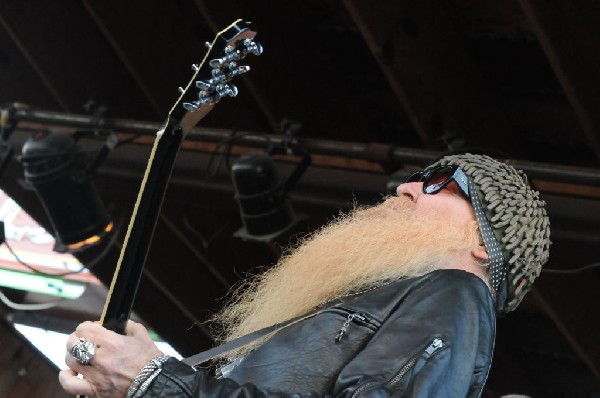 Billy Gibbons of ZZ Top walkon during Roky Erickson & The Explosives