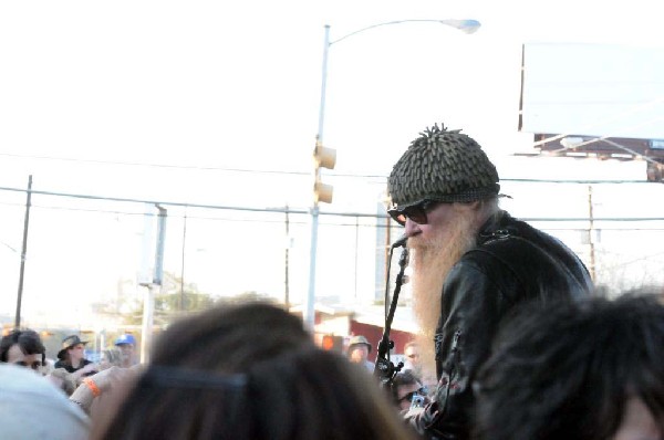 Billy Gibbons of ZZ Top walkon during Roky Erickson & The Explosives