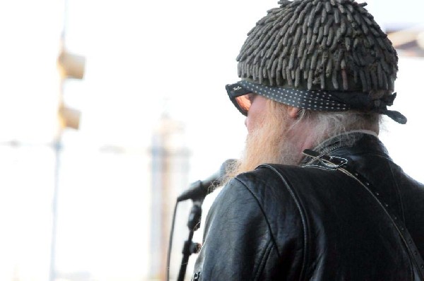 Billy Gibbons of ZZ Top walkon during Roky Erickson & The Explosives