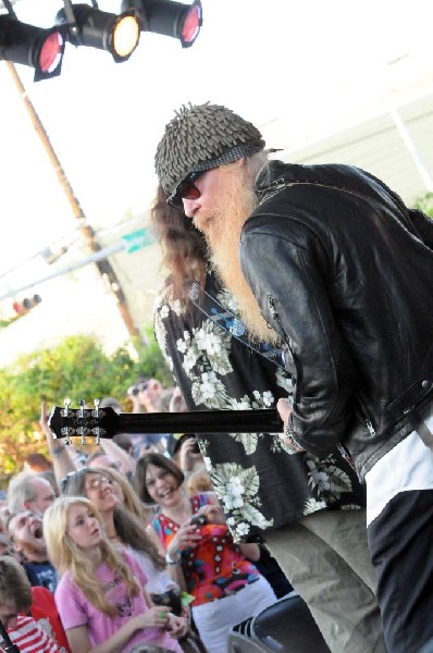 Billy Gibbons of ZZ Top walkon during Roky Erickson & The Explosives