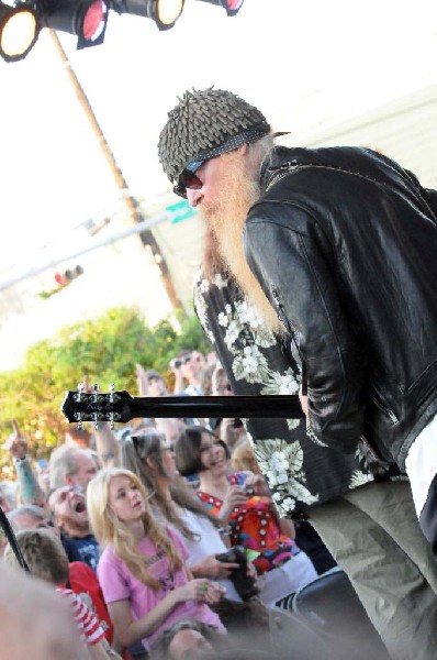 Billy Gibbons of ZZ Top walkon during Roky Erickson & The Explosives