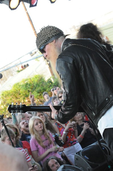 Billy Gibbons of ZZ Top walkon during Roky Erickson & The Explosives