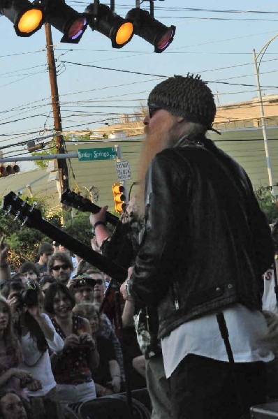 Billy Gibbons of ZZ Top walkon during Roky Erickson & The Explosives