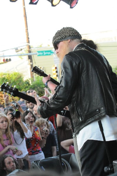 Billy Gibbons of ZZ Top walkon during Roky Erickson & The Explosives