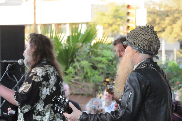 Billy Gibbons of ZZ Top walkon during Roky Erickson & The Explosives