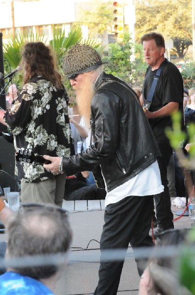 Billy Gibbons of ZZ Top walkon during Roky Erickson & The Explosives