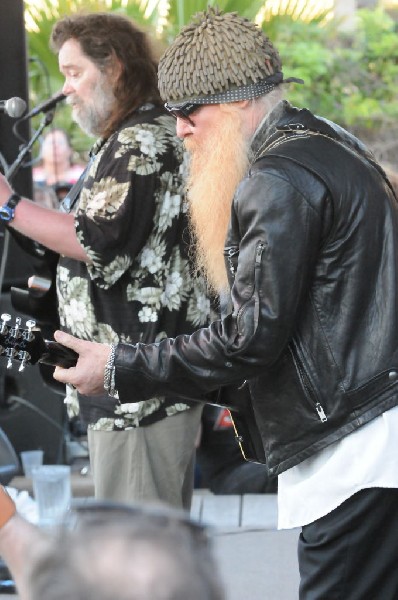 Billy Gibbons of ZZ Top walkon during Roky Erickson & The Explosives