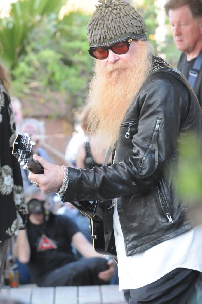 Billy Gibbons of ZZ Top walkon during Roky Erickson & The Explosives