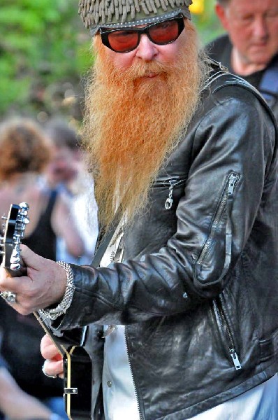 Billy Gibbons of ZZ Top walkon during Roky Erickson & The Explosives