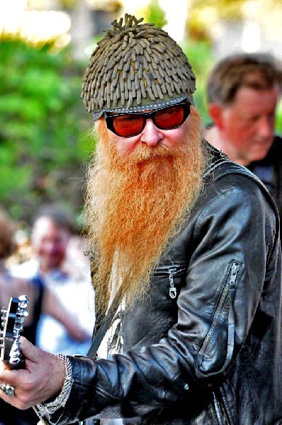 Billy Gibbons of ZZ Top walkon during Roky Erickson & The Explosives