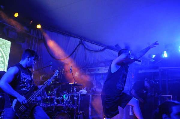 Black Dahlia Murder at Stubb's BarBQ, Austin, TX 12/01/12 - photo by Jeff B